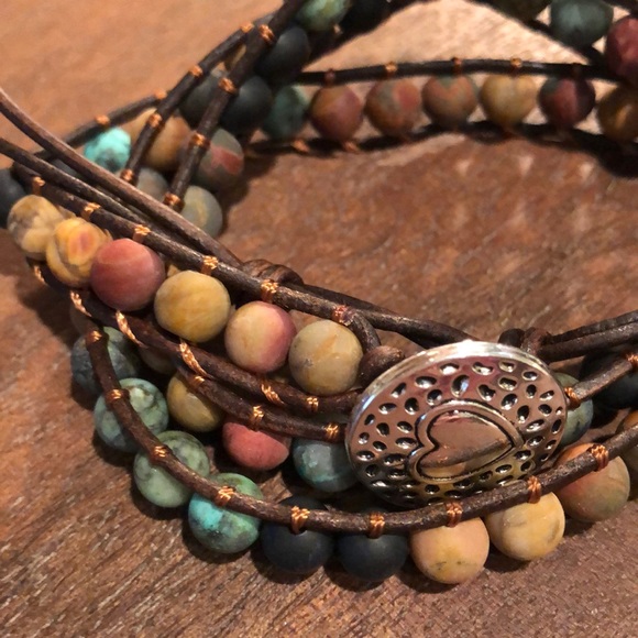 Vintage Leather Bracelet - Picture 4 of 6